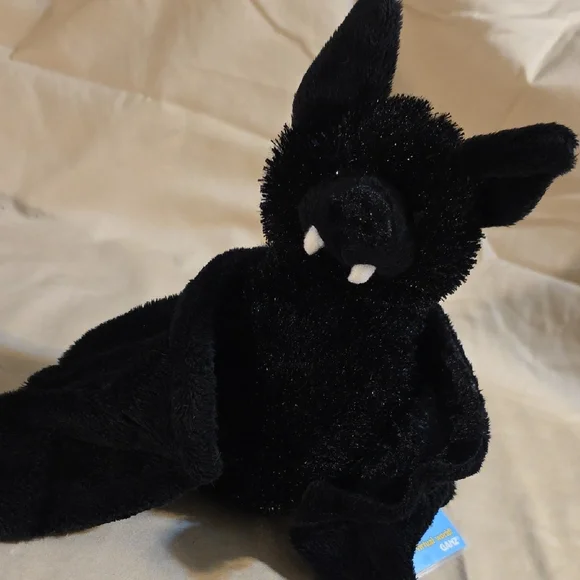 GANZ Sparkly Black Bat Plush Toy - Picture 6 of 6